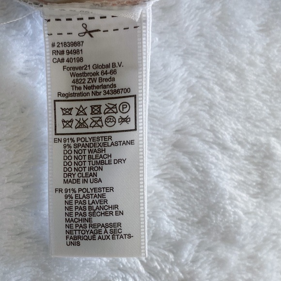 Bebe  Linen Vest & Chiffon duster (white) Size 8 - Picture 5 of 11